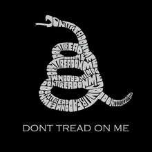 Load image into Gallery viewer, DONT TREAD ON ME - Men&#39;s Tall Word Art T-Shirt