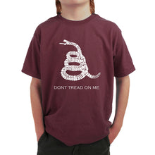 Load image into Gallery viewer, DONT TREAD ON ME - Boy&#39;s Word Art T-Shirt