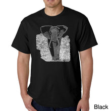 Load image into Gallery viewer, ELEPHANT - Men&#39;s Word Art T-Shirt