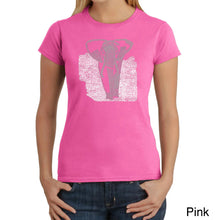 Load image into Gallery viewer, ELEPHANT - Women&#39;s Word Art T-Shirt