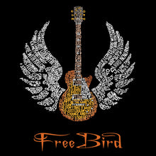 Load image into Gallery viewer, LYRICS TO FREE BIRD - Men&#39;s Word Art Hooded Sweatshirt