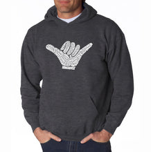 Load image into Gallery viewer, TOP WORLDWIDE SURFING SPOTS - Men&#39;s Word Art Hooded Sweatshirt