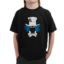 Load image into Gallery viewer, The Mad Hatter - Boy&#39;s Word Art T-Shirt