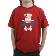 Load image into Gallery viewer, The Mad Hatter - Boy&#39;s Word Art T-Shirt