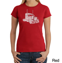 Load image into Gallery viewer, KEEP ON TRUCKIN&#39; - Women&#39;s Word Art T-Shirt