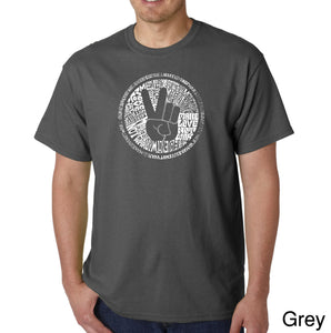 MAKE LOVE NOT WAR - Men's Word Art T-Shirt