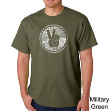 Load image into Gallery viewer, MAKE LOVE NOT WAR - Men&#39;s Word Art T-Shirt