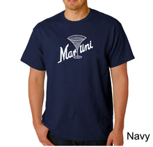 Load image into Gallery viewer, Martini - Men&#39;s Word Art T-Shirt