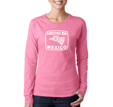Load image into Gallery viewer, HECHO EN MEXICO - Women&#39;s Word Art Long Sleeve T-Shirt