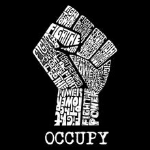 Load image into Gallery viewer, OCCUPY FIGHT THE POWER - Women&#39;s Word Art V-Neck T-Shirt