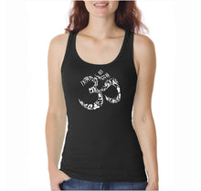 Load image into Gallery viewer, THE OM SYMBOL OUT OF YOGA POSES  - Women&#39;s Word Art Tank Top
