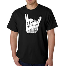 Load image into Gallery viewer, Heavy Metal - Men&#39;s Word Art T-Shirt