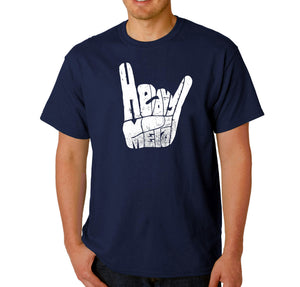 Heavy Metal - Men's Word Art T-Shirt