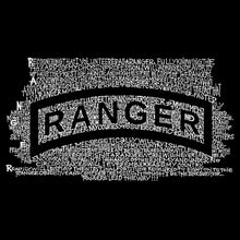 Load image into Gallery viewer, LA Pop Art Women&#39;s Dolman Word Art Shirt - The US Ranger Creed