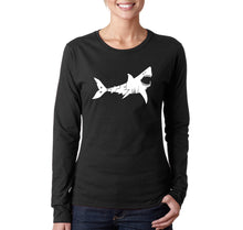 Load image into Gallery viewer, BITE ME - Women&#39;s Word Art Long Sleeve T-Shirt