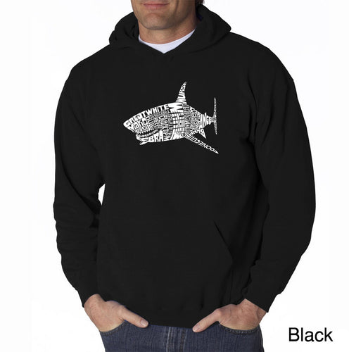 SPECIES OF SHARK - Men's Word Art Hooded Sweatshirt