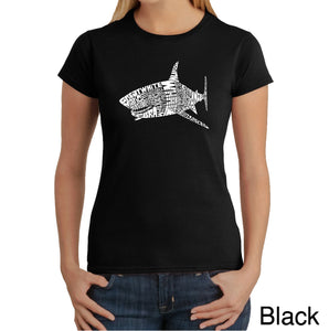 SPECIES OF SHARK - Women's Word Art T-Shirt