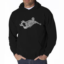 Load image into Gallery viewer, POPULAR SKATING MOVES &amp; TRICKS - Men&#39;s Word Art Hooded Sweatshirt