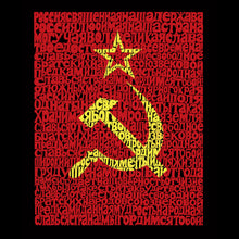 Load image into Gallery viewer, Lyrics to the Soviet National Anthem - Men&#39;s Word Art Crewneck Sweatshirt