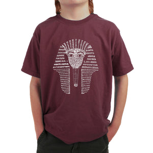 KING TUT - Boy's Word Art T-Shirt