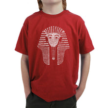 Load image into Gallery viewer, KING TUT - Boy&#39;s Word Art T-Shirt