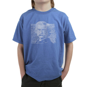 Mark Twain - Boy's Word Art T-Shirt