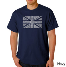Load image into Gallery viewer, UNION JACK - Men&#39;s Word Art T-Shirt