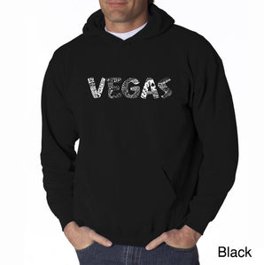 VEGAS - Men's Word Art Hooded Sweatshirt