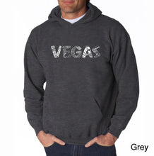 Load image into Gallery viewer, VEGAS - Men&#39;s Word Art Hooded Sweatshirt
