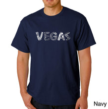 Load image into Gallery viewer, VEGAS - Men&#39;s Word Art T-Shirt