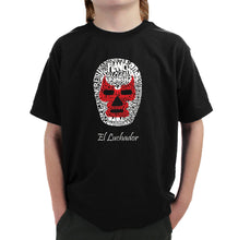 Load image into Gallery viewer, MEXICAN WRESTLING MASK - Boy&#39;s Word Art T-Shirt