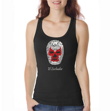Load image into Gallery viewer, MEXICAN WRESTLING MASK  - Women&#39;s Word Art Tank Top