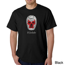 Load image into Gallery viewer, MEXICAN WRESTLING MASK - Men&#39;s Word Art T-Shirt