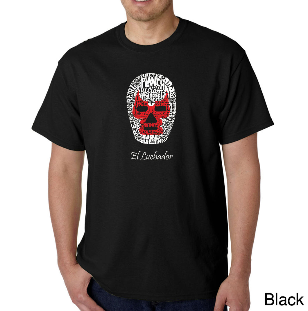 MEXICAN WRESTLING MASK - Men's Word Art T-Shirt