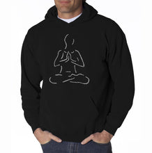 Load image into Gallery viewer, POPULAR YOGA POSES - Men&#39;s Word Art Hooded Sweatshirt