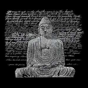 LA Pop Art Girl's Word Art Long Sleeve - Zen Buddha